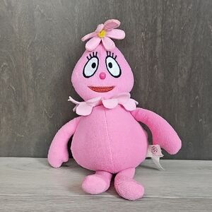 2010‎ Yo Gabba Gabba Pink Foofa 11" Long Plush Doll
